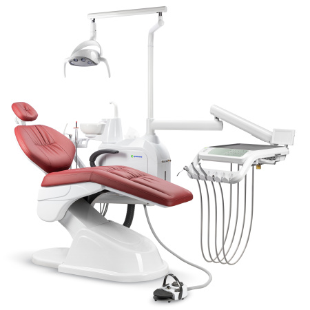 GreenMED S200 – Стоматологическая установка с мягкой обивкой и с нижней подачей