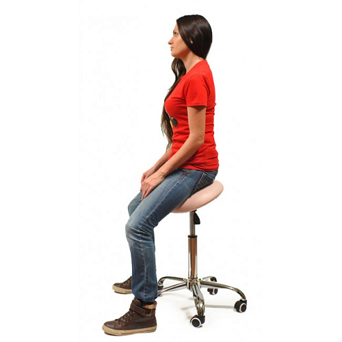 SmartStool SM03B - эргономичный стул-седло со спинкой