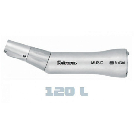 Chirana 120 L (Ti) - угловой наконечник с фиброопткой, 1:1 (нижняя часть), титановый корпус